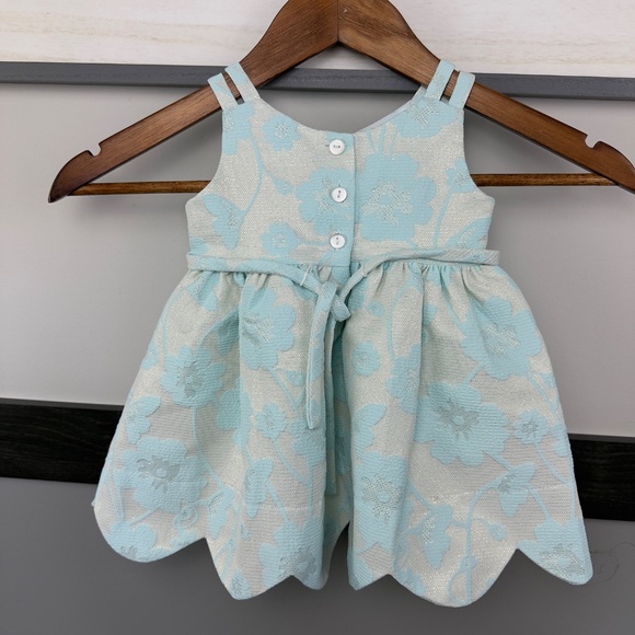 SWEAT HEART ROSE formal dress rhinestone details size 12M tie back - Picture 3 of 11